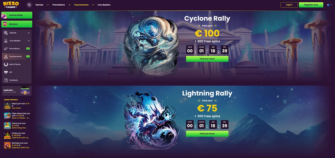 Bizzo Casino Live Gaming Platform Bizzo Casino Live Gaming Platform